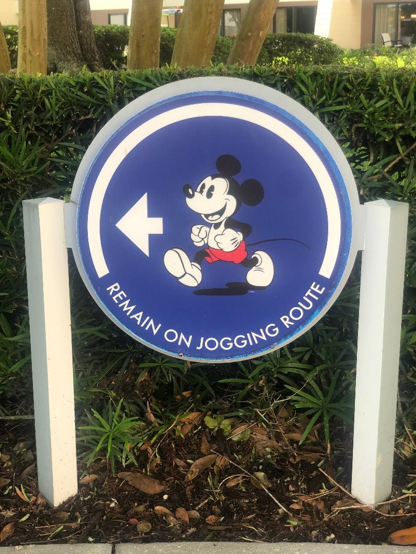 Running on Disney Property
