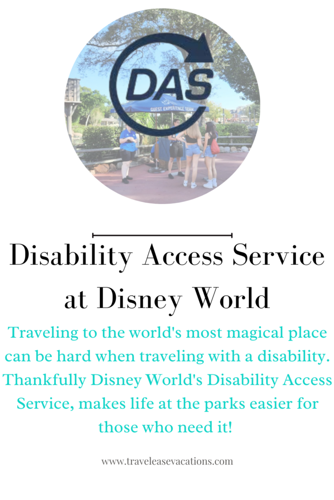 Disability Access Service at Disney World
