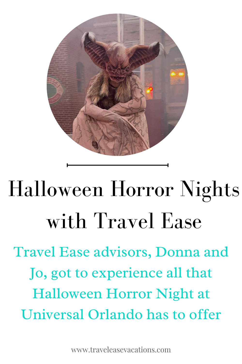 Halloween Horror nights with Travel Ease