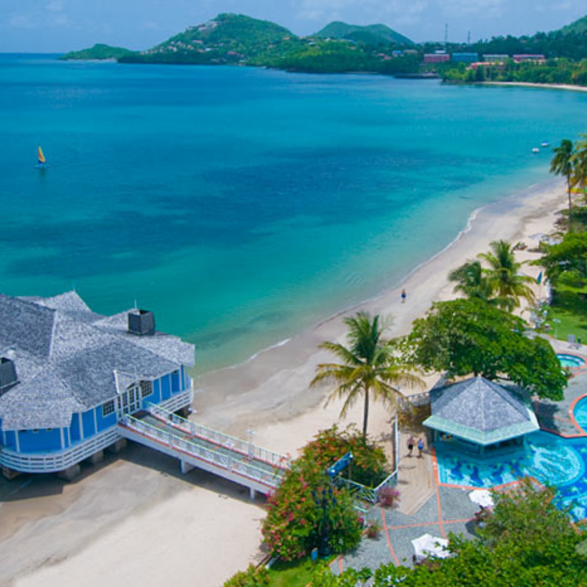 The Beautiful Halcyon Beach Resort in St. Lucia Travel Ease