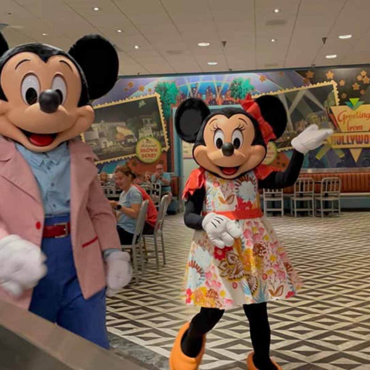 Mickey and Minnie at Hollywood & Vine